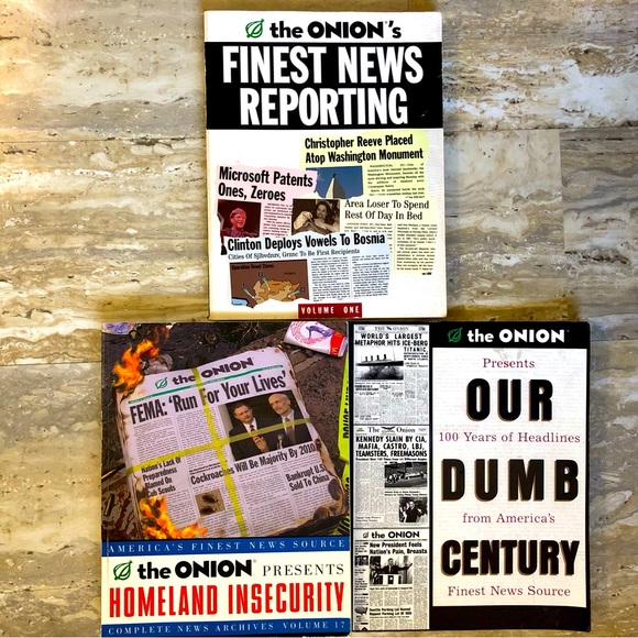 The Onion - Finest News Reporting, Homeland Insecurity and Our Dumb Century - Picture 1 of 13